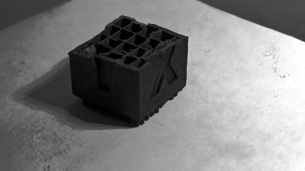 Analysis of the printed 3D XYZ calibration cube Object Detection