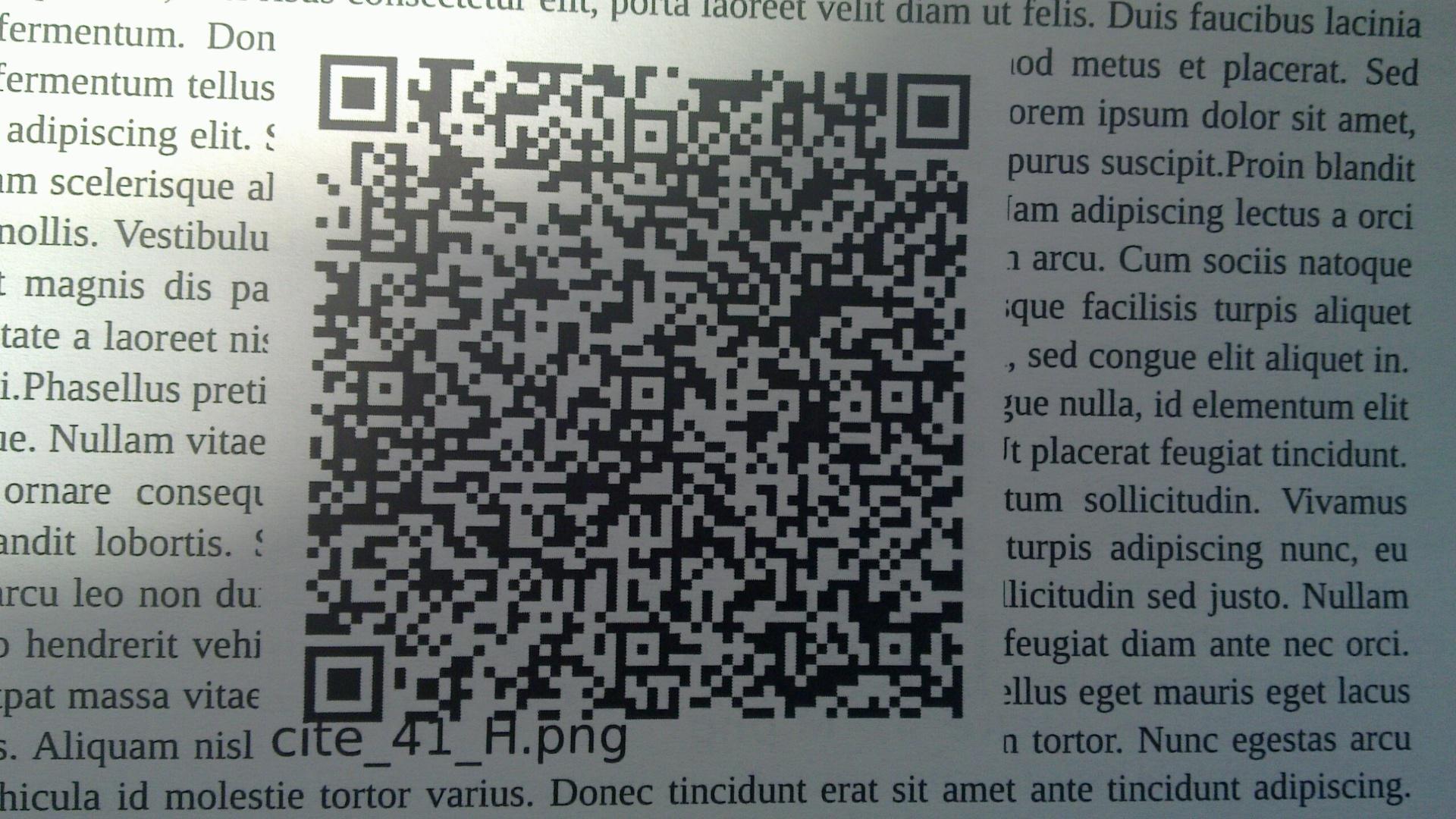 thesis about qr code