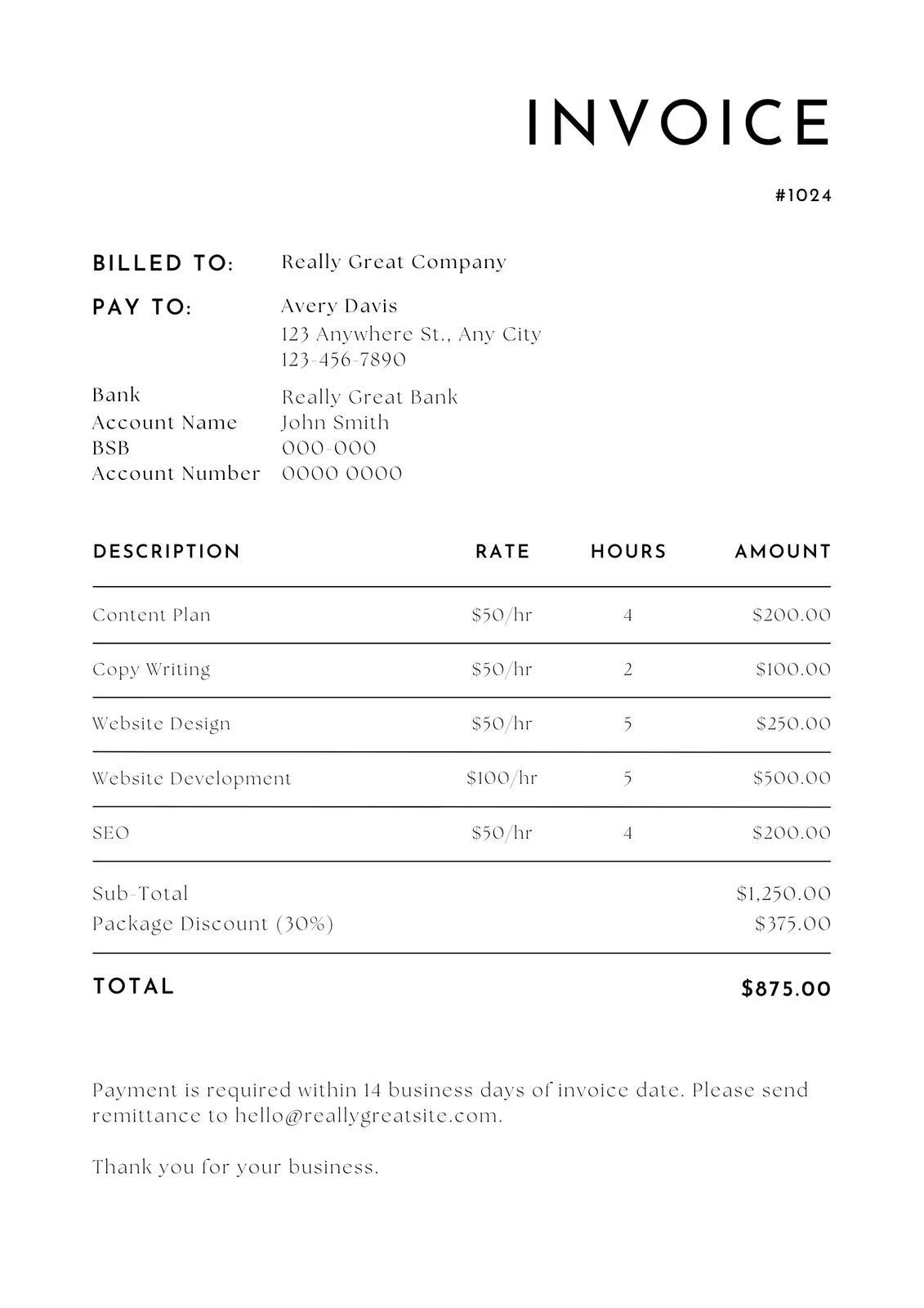 sample invoice for freelance work        
        <figure class=